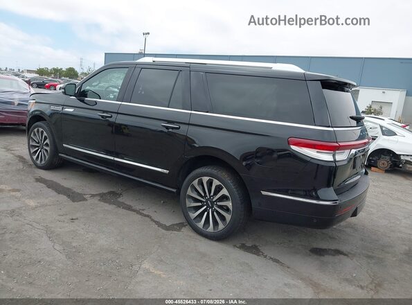 5LMJJ3KT0NEL10663 2022 LINCOLN NAVIGATOR Black Trasero izquierdo