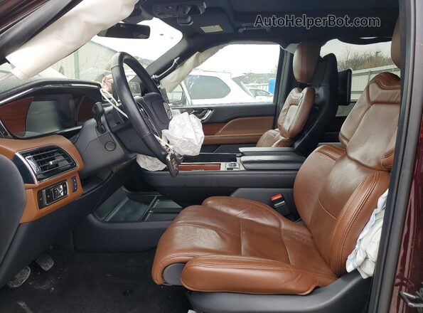 5LMJJ3LG8PEL07126 2023 LINCOLN NAVIGATOR Бордовый Вид салона спереди