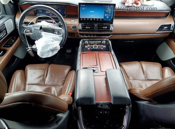 5LMJJ3LG8PEL07126 2023 LINCOLN NAVIGATOR Бордовый Вид панели приборов