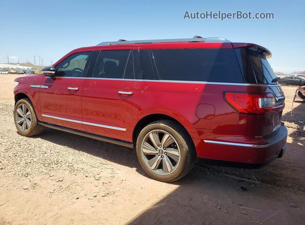 5LMJJ3LT1KEL22802 2019 LINCOLN NAVIGATOR Red Trasero izquierdo