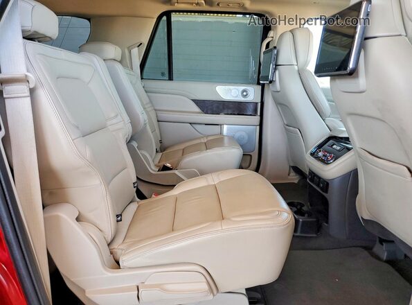 5LMJJ3LT1KEL22802 2019 LINCOLN NAVIGATOR Red Vista de los asientos traseros