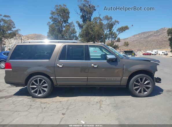 5LMJJ3LT2GEL05935 2016 LINCOLN NAVIGATOR L Brown Вид задньої частини салону