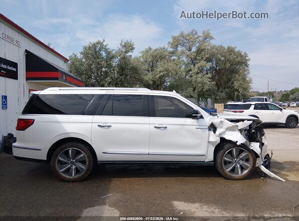 5LMJJ3LT3KEL13194 2019 LINCOLN NAVIGATOR L White Vista interior trasera