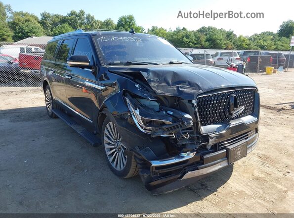 5LMJJ3LT4JEL01862 2018 LINCOLN NAVIGATOR L Black Դիմացի տեսք