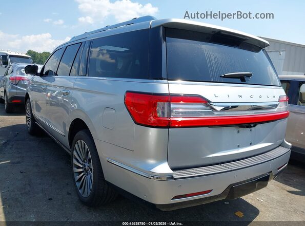 5LMJJ3LT4KEL04262 2019 LINCOLN NAVIGATOR L Silver უკანა მარცხენა
