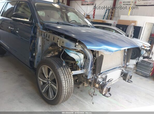 5LMJJ3LT6KEL26229 2019 LINCOLN NAVIGATOR L Blue Widok z przodu