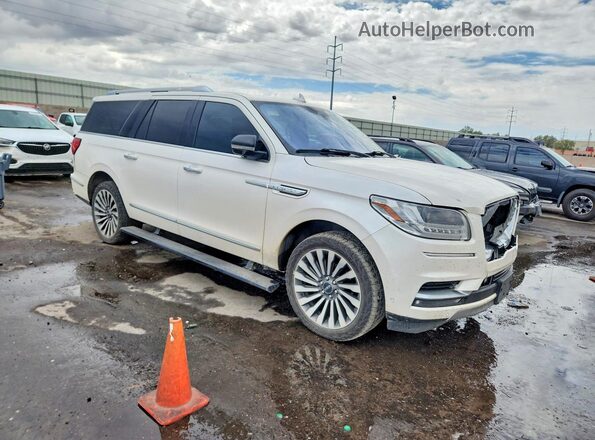 5LMJJ3LTXKEL19638 2019 LINCOLN NAVIGATOR White Передня права чверть
