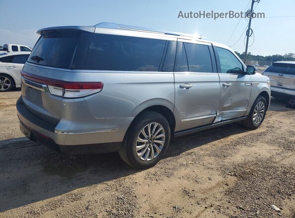 5LMJJ3NT5NEL08287 2022 LINCOLN NAVIGATOR Silver Задня права чверть