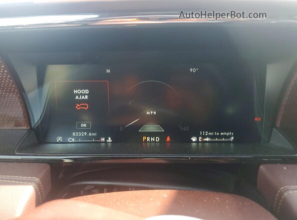 5LMJJ3TT1LEL21666 2020 LINCOLN NAVIGATOR Black Instrument cluster view