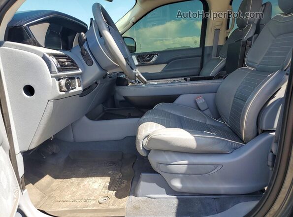 5LMJJ3TT1MEL09745 2021 LINCOLN NAVIGATOR Blue Widok wnętrza z przodu