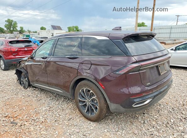 5LMPJ8JA2SJ969855 2025 LINCOLN NAUTILUS Maroon Trasero izquierdo