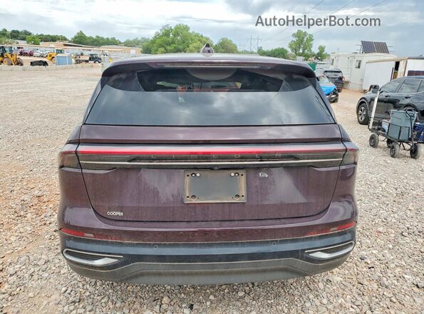 5LMPJ8JA2SJ969855 2025 LINCOLN NAUTILUS Maroon Vista trasera