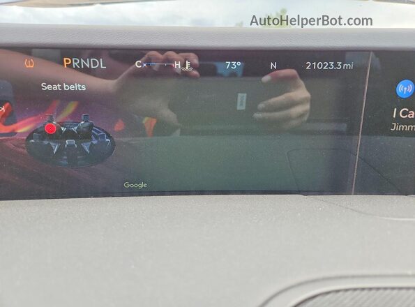 5LMPJ8K42RJ848505 2024 LINCOLN NAUTILUS Silver Instrument cluster view