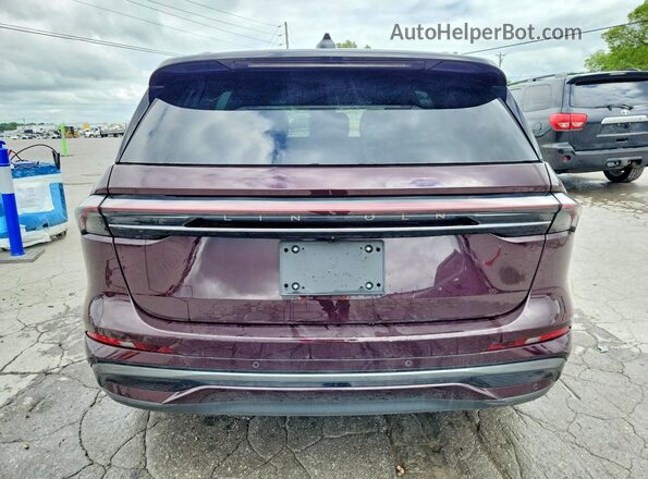 5LMPJ8KA1RJ863745 2024 LINCOLN NAUTILUS Burgundy Vista trasera