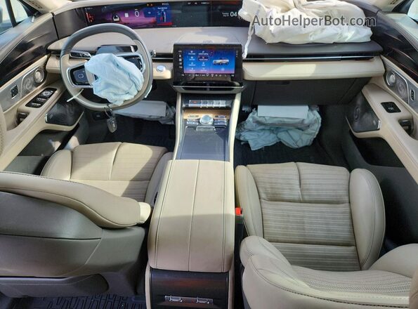 5LMPJ8KAXRJ878177 2024 LINCOLN NAUTILUS Белый Вид панели приборов