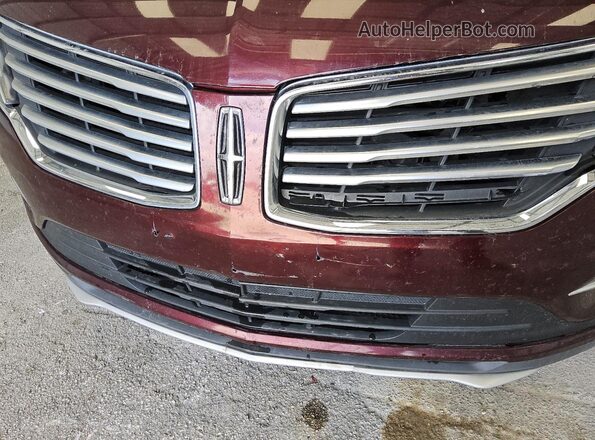 5LMTJ2DH5HUL41090 2017 LINCOLN MKC Красный Вид наклейки с VIN-кодом