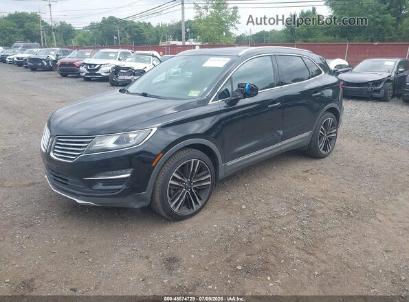 5LMTJ3DH0HUL13557 2017 LINCOLN MKC RESERVE Black Առջևի ձախ երեք քառորդ տեսարան