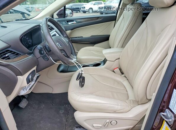 5LMTJ3DH2KUL16354 2019 LINCOLN MKC Maroon Вид салону спереду