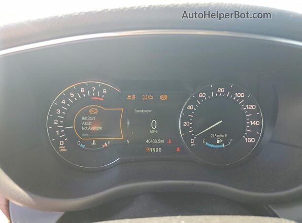 5LMTJ3DH8JUL14154 2018 LINCOLN MKC Silver Vista del cuadro de instrumentos