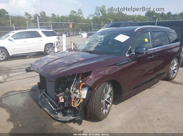 5LMYJ8XY6PNL01971 2023 LINCOLN AVIATOR Burgundy Przód lewy