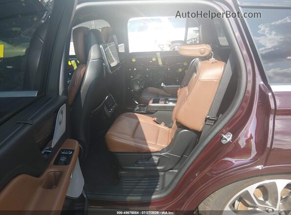 5LMYJ8XY6PNL01971 2023 LINCOLN AVIATOR Burgundy Widok naklejki z numerem VIN