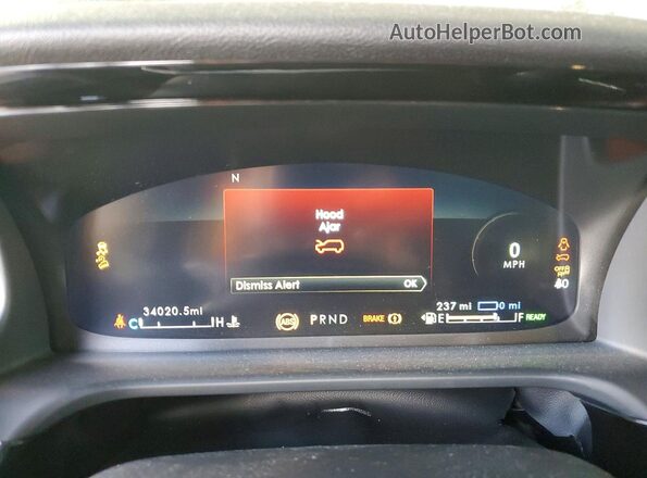 5LMYJ8XY8PNL03253 2023 LINCOLN AVIATOR Black Вид щитка приладів