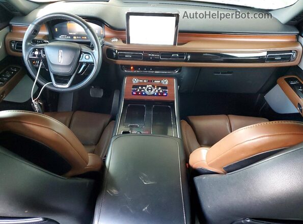 5LMYJ8XY8PNL03253 2023 LINCOLN AVIATOR Black Вид панелі приладів
