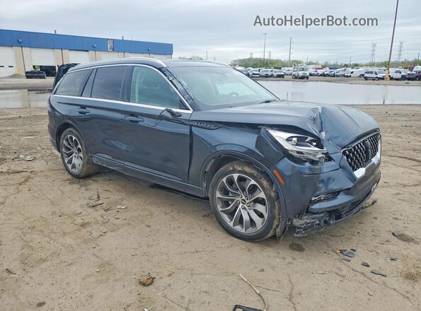 5LMYJ8XYXNNL00609 2022 LINCOLN AVIATOR Blue Delantero derecho