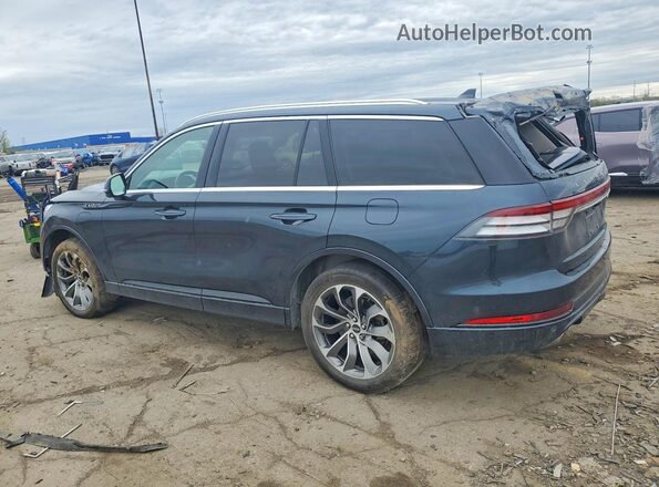 5LMYJ8XYXNNL00609 2022 LINCOLN AVIATOR Blue Trasero izquierdo