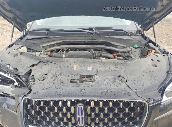 5LMYJ8XYXNNL00609 2022 LINCOLN AVIATOR Blue Vista del compartimento del motor