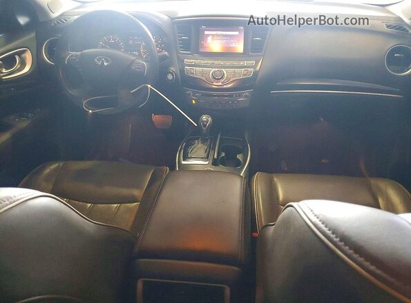 5N1AL0MM0GC530174 2016 INFINITI QX60 White Dashboard view