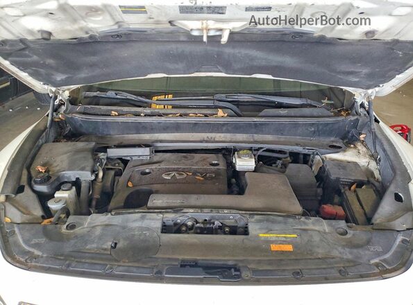 5N1AL0MM0GC530174 2016 INFINITI QX60 White Engine compartment view