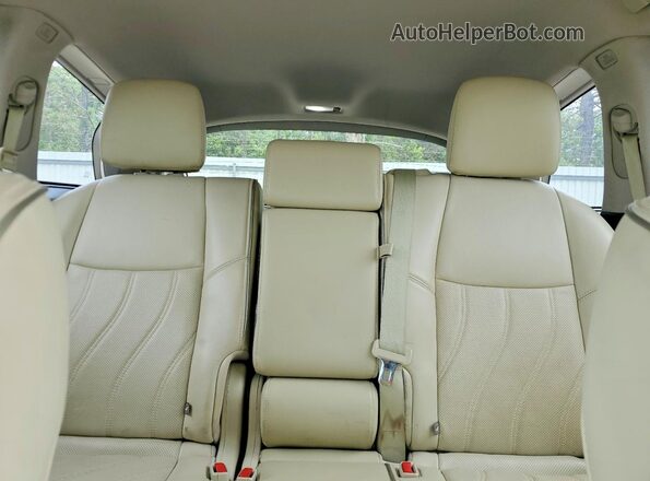 5N1AL0MM1GC511052 2016 INFINITI QX60 Black Widok tylnych siedzeń
