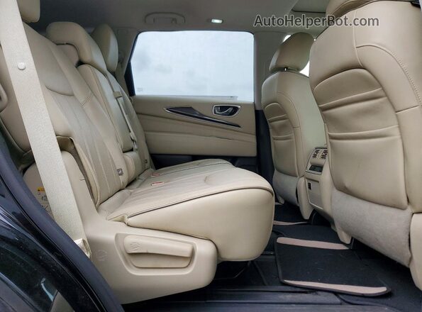 5N1AL0MM1GC511052 2016 INFINITI QX60 Black Widok wnętrza z tyłu