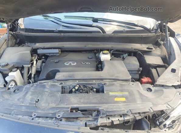 5N1AL0MM1GC514307 2016 INFINITI QX60 Black Սալոնի հետևի տեսք