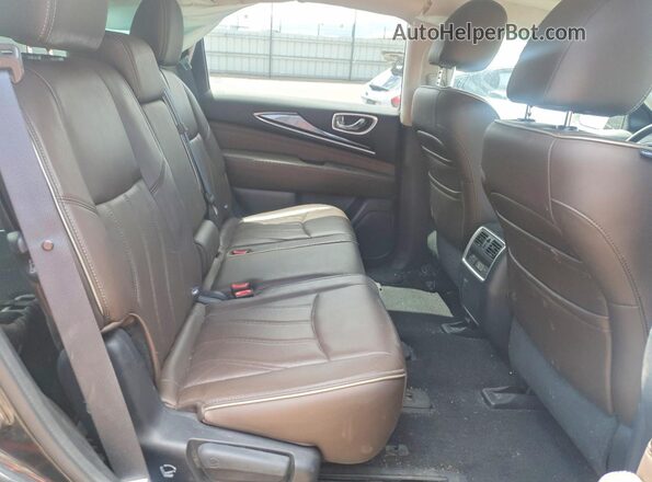 5N1AL0MM1GC514307 2016 INFINITI QX60 Black Հետևի նստատեղերի տեսք