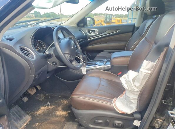 5N1AL0MM1GC514307 2016 INFINITI QX60 Black Սալոնի դիմացի տեսք