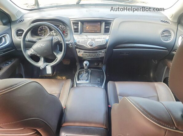 5N1AL0MM1GC514307 2016 INFINITI QX60 Black Առջևի վահանակի տեսք