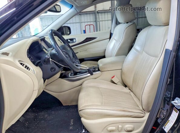 5N1AL0MM2GC503221 2016 INFINITI QX60 Black Սալոնի դիմացի տեսք