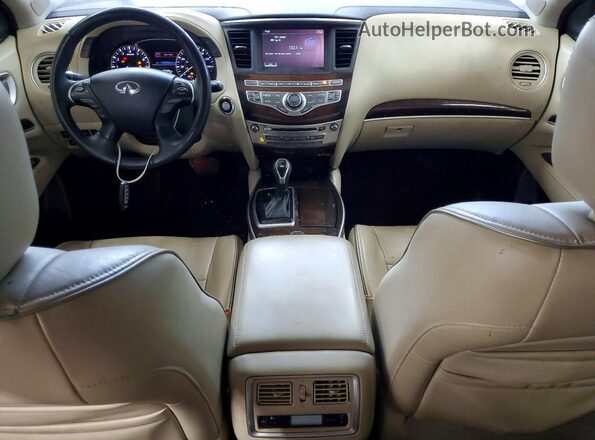 5N1AL0MM2GC503221 2016 INFINITI QX60 Black Առջևի վահանակի տեսք