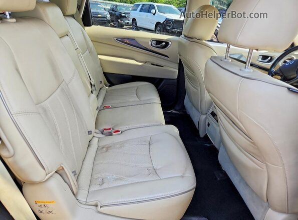 5N1AL0MM2GC504000 2016 INFINITI QX60 Blue უკანა სალონის ხედი