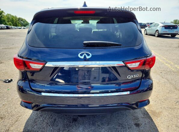 5N1AL0MM2GC504000 2016 INFINITI QX60 Blue უკანა ხედი