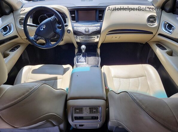 5N1AL0MM2GC504000 2016 INFINITI QX60 Blue წინა პანელის ხედი