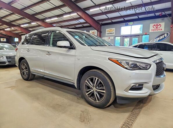 5N1AL0MM2GC505583 2016 INFINITI QX60 Серебряный Передняя правая четверть