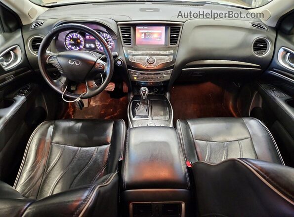 5N1AL0MM2GC505583 2016 INFINITI QX60 Серебряный Вид панели приборов