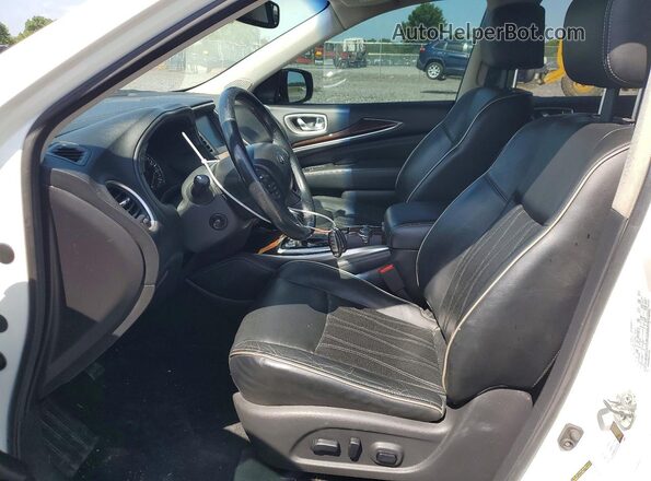 5N1AL0MM2GC513330 2016 INFINITI QX60 White Widok wnętrza z przodu