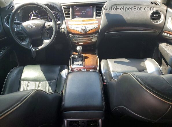 5N1AL0MM2GC513330 2016 INFINITI QX60 White Widok deski rozdzielczej