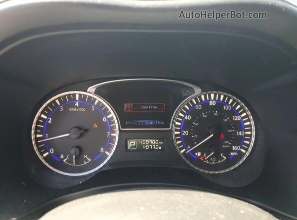 5N1AL0MM2GC513330 2016 INFINITI QX60 White Widok zestawu wskaźników