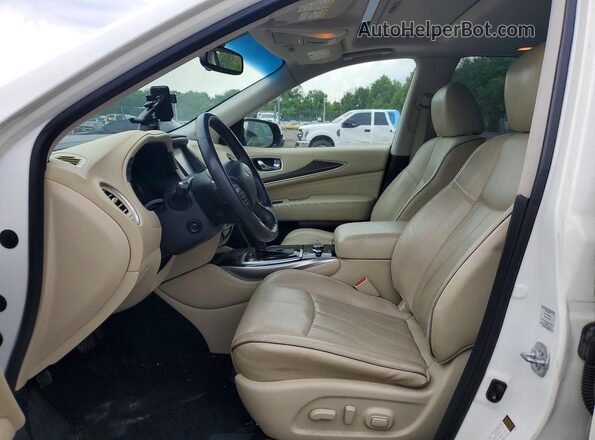 5N1AL0MM2GC523419 2016 INFINITI QX60 Белый Вид салона спереди