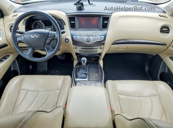 5N1AL0MM2GC523419 2016 INFINITI QX60 Белый Вид панели приборов